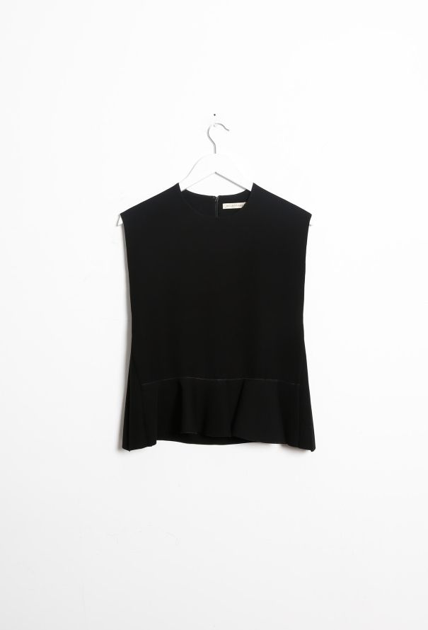 Balenciaga 2012 Ruffled Hem Top - 5