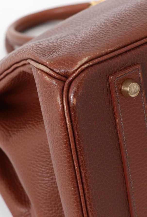 Hermès Brown Vaches Ardennes Birkin 40 - 8