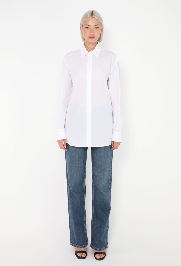 The Row 2023 Derica Tailored Poplin Shirt - 3
