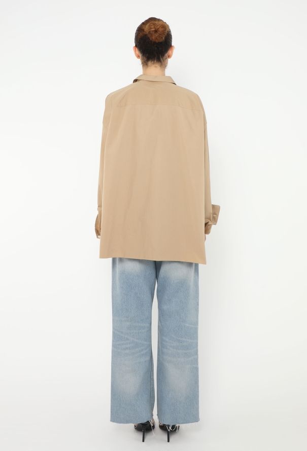 Prada 2023 Oversized Poplin Shirt - 4