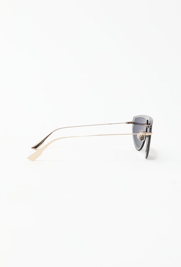 Dior Contrast Metallic Rim Sunglasses - 5