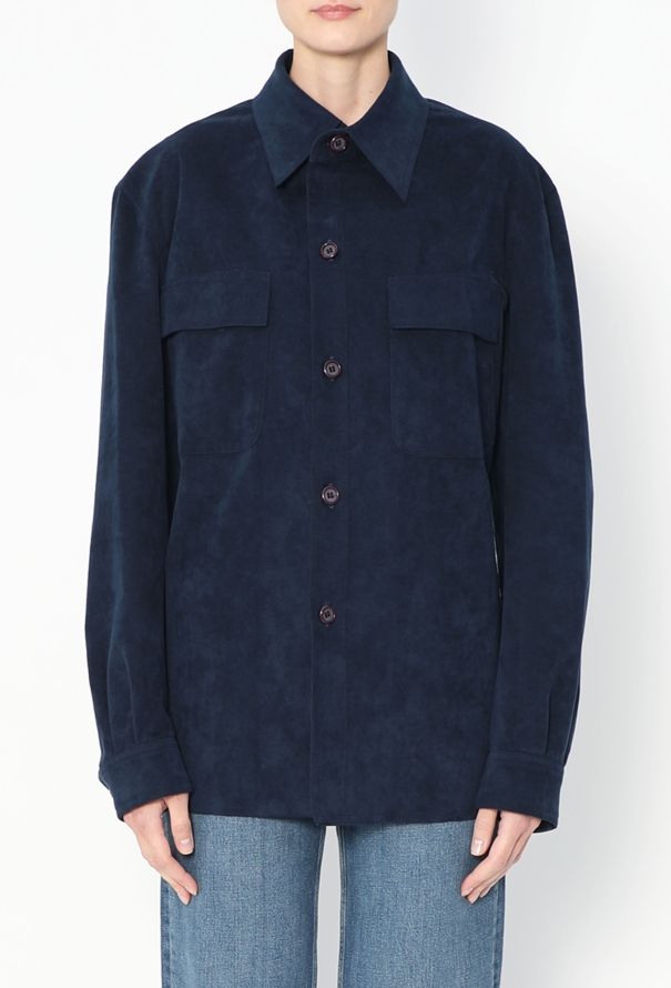 Halston Early '70s Ultrasuede Overshirt - 1