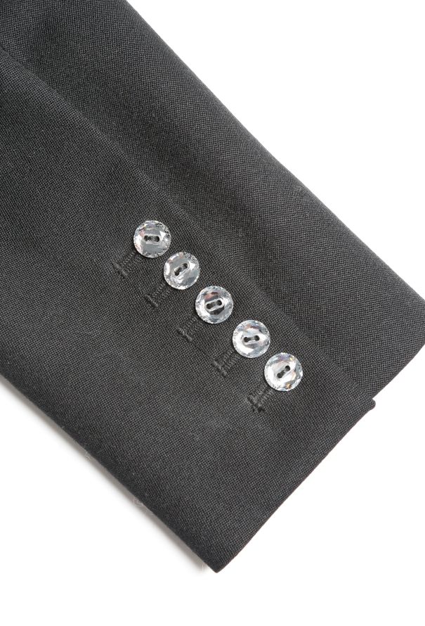 Azzaro 2020 Cropped Smoking Blazer - 7