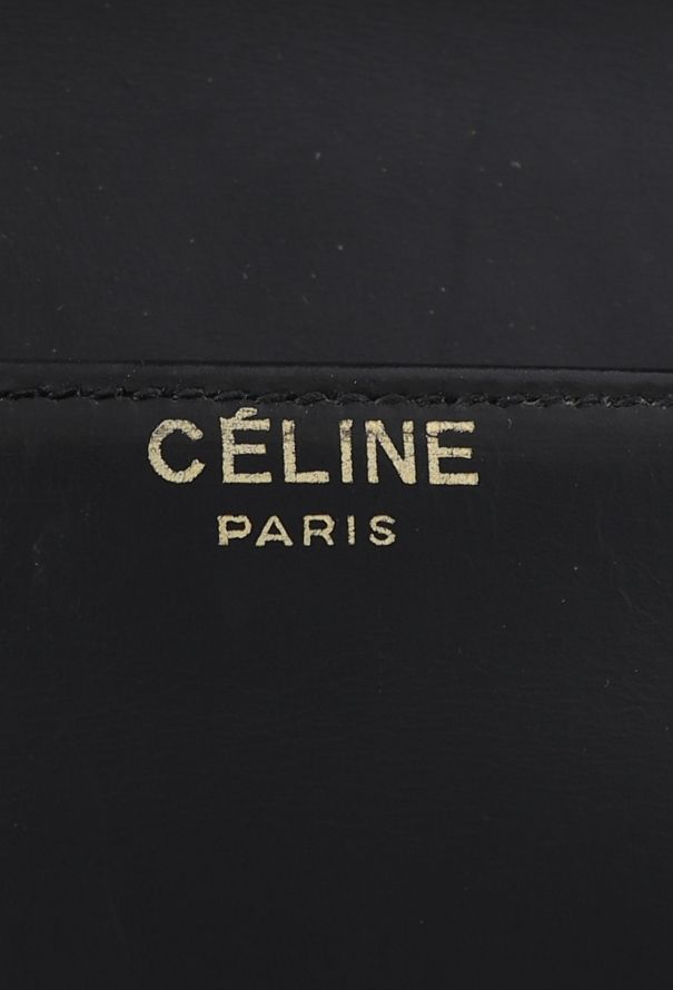 Céline '70s Black Box Shoulder Bag - 12