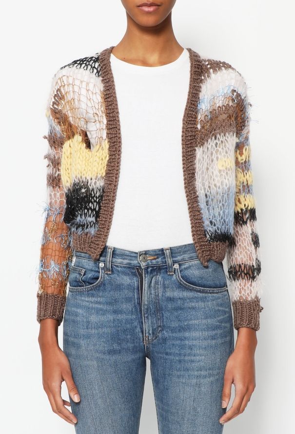 Rodarte Iconic F/W 2008 Mohair Crochet Cardigan - 1
