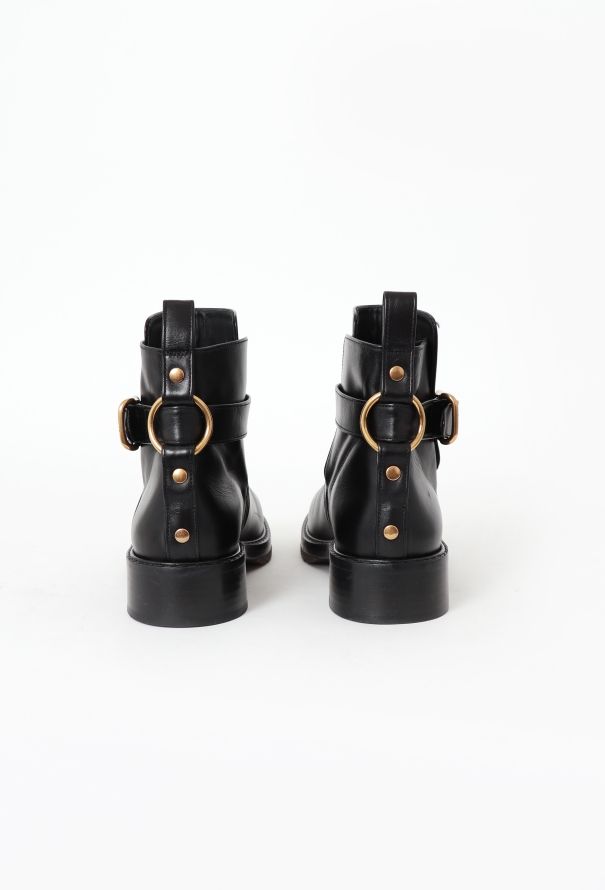 Chloé 2020 Leather Diane Combat Boots - 4