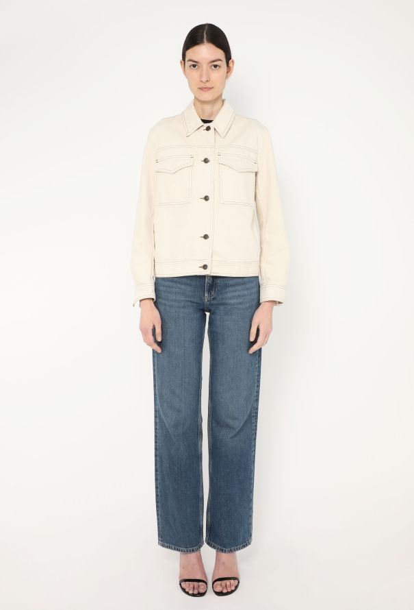 Dries Van Noten 2024 Belted Denim Jacket - 4