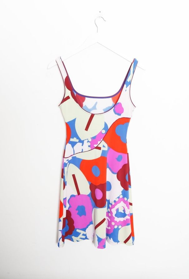 Chanel S/S 2000 Floral Print 'CC'  Dress - 6