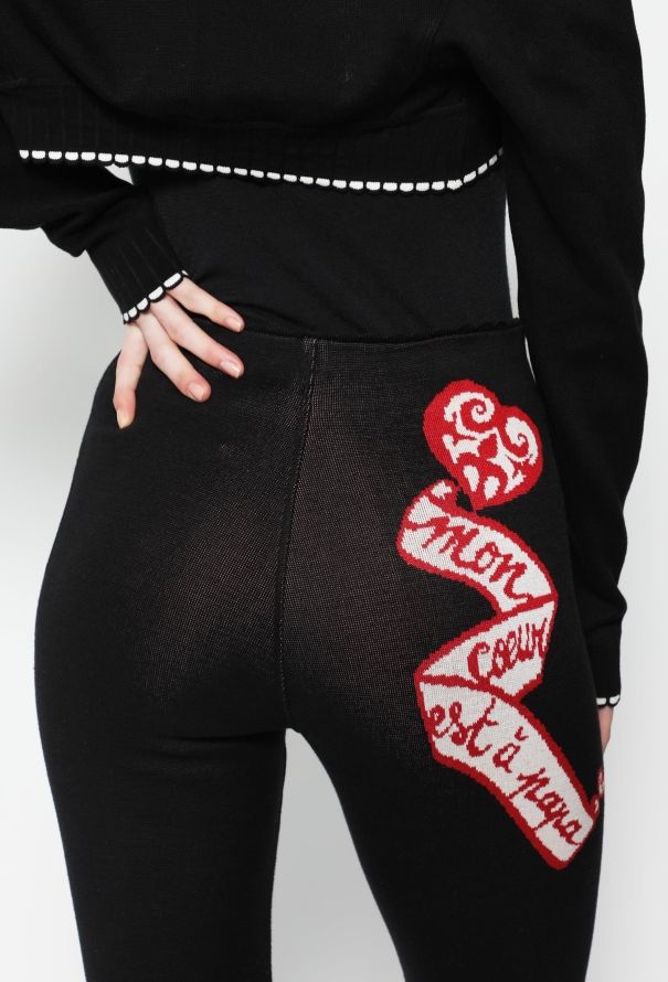 Alaïa RARE S/S 1992 'Mon Coeur est à Papa' Ensemble - 7