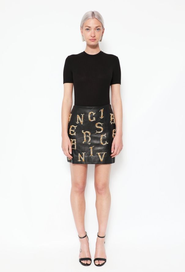 Gianni Versace COLLECTOR Atelier F/W 1997 Letter Skirt - 3