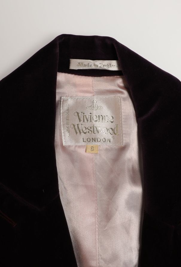 Vivienne Westwood F/W 1994 Sculpted Velvet Blazer - 7