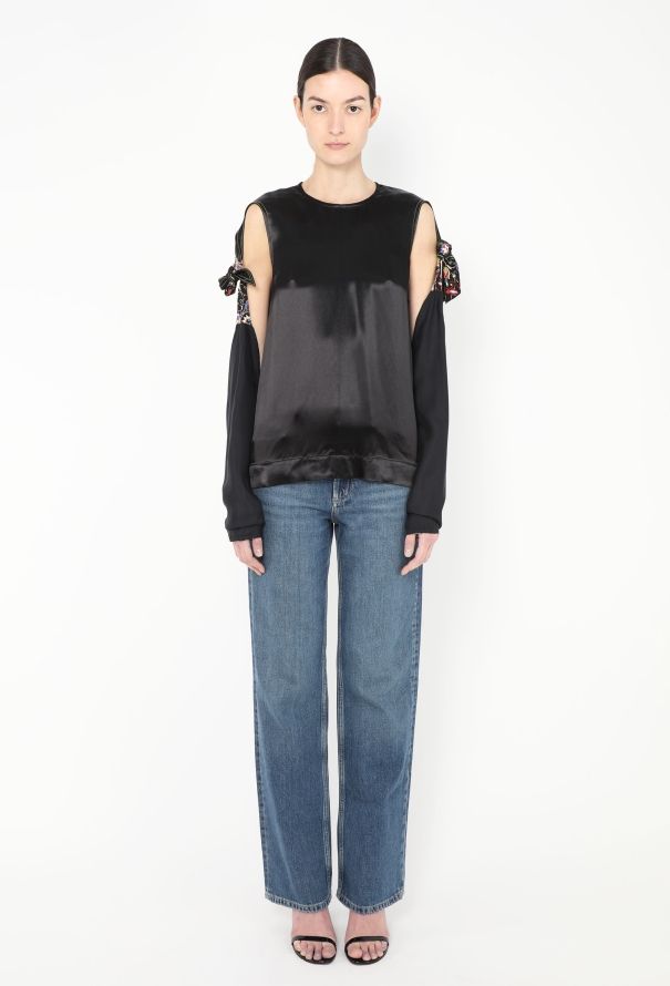 Céline Resort 2016 Floral Sleeve Blouse - 4