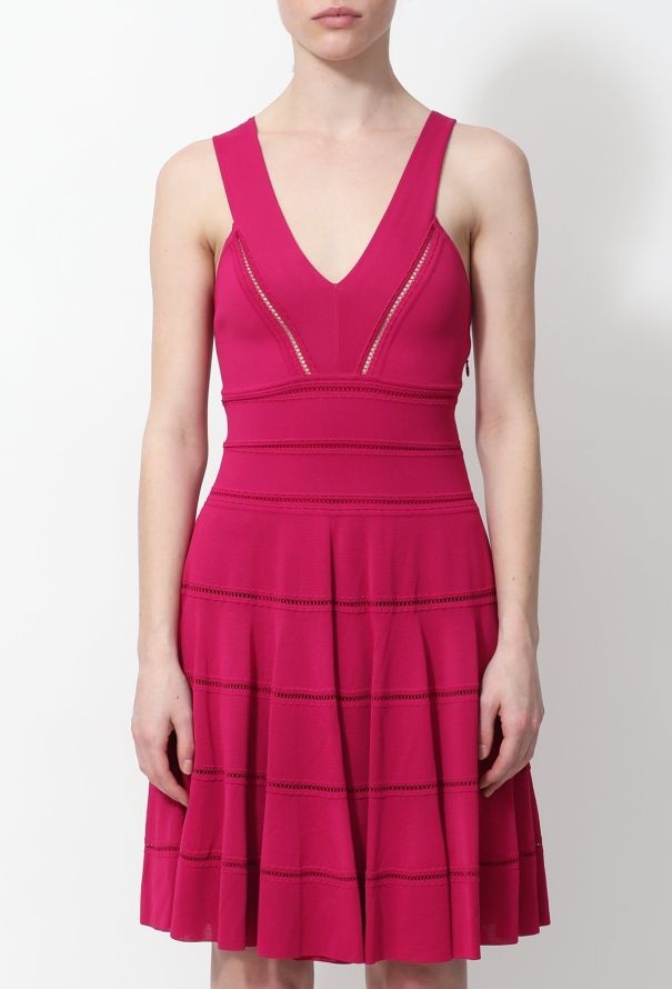 Dior 2011 Flared Cut-Out Knit Dress - 2