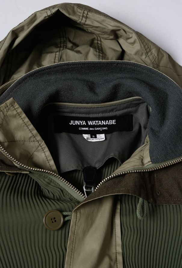 Junya Watanabe Khaki Deconstructed Trench Coat - 6