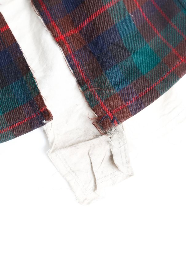 Comme des Garçons 2007 Deconstructed Plaid Wool Trousers - 5