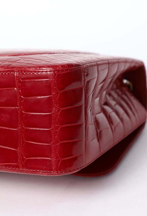 Chanel Jumbo Timeless Bag in Red Alligator – Bespoke Order - 11
