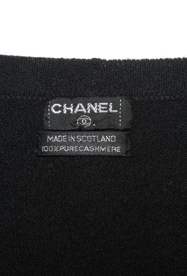 Chanel Vintage Cashmere Wrap Sweater - 4