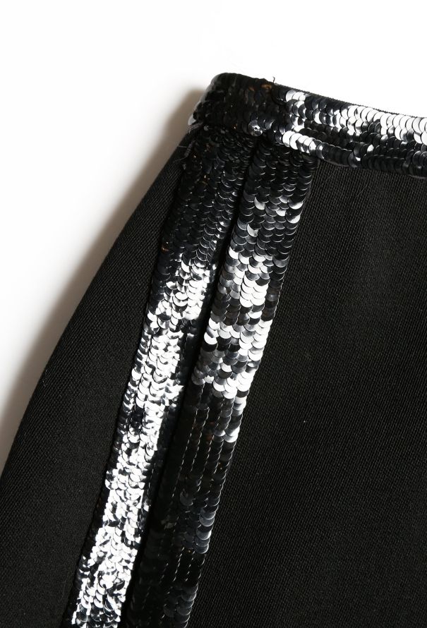 Chanel Embellished Sequin Trim Skirt - 6