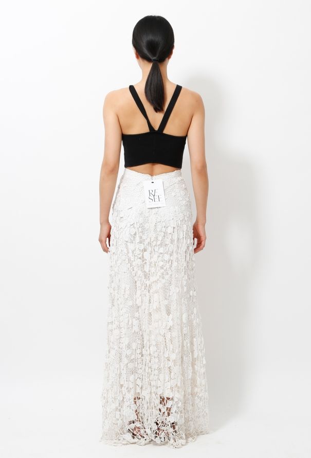 Antique Lace Crochet Skirt - 4