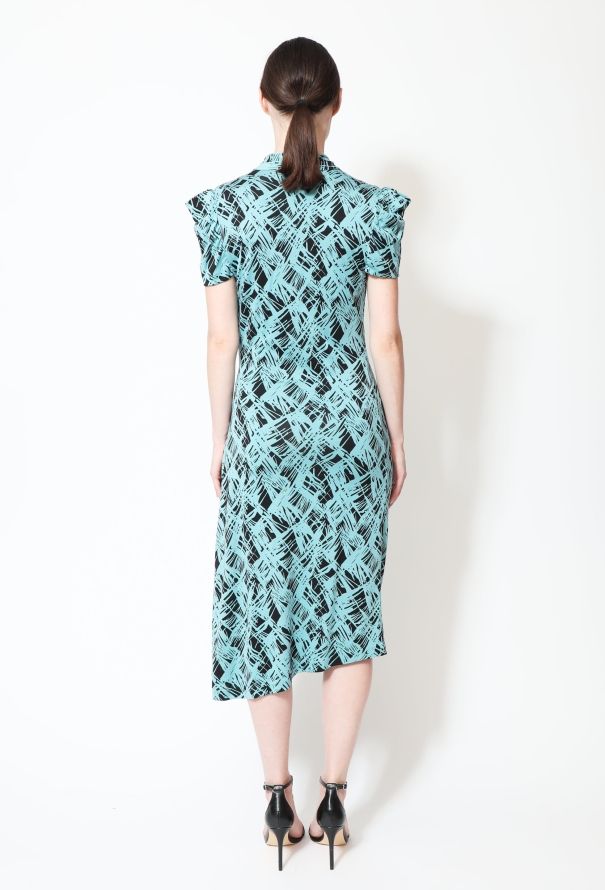 Diane Von Furstenberg Graphic Silk Wrap Dress - 3