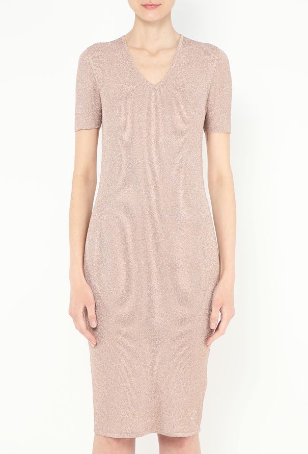 Chanel 1996 Lurex 'CC' Bodycon Dress - 2