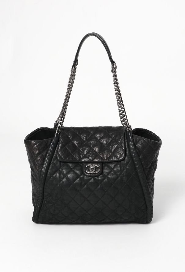 Chanel Studded CC Flap Tote Bag - 1