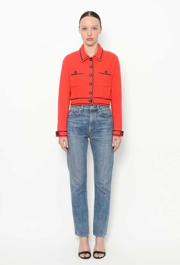 Chanel Cropped ‘CC’ Jacket – Iconic S/S 1995 by Karl Lagerfeld - 4