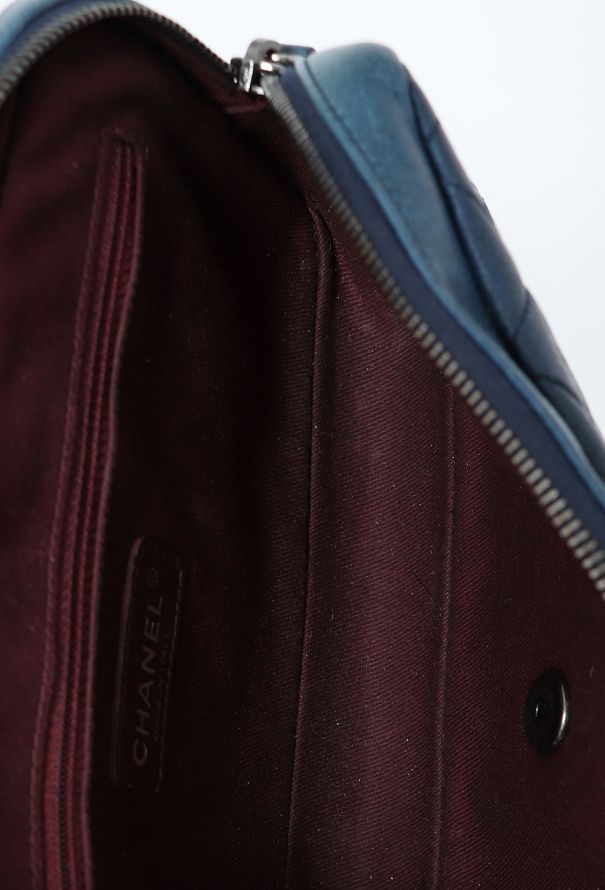 Chanel Blue Portobello Flap Bag - 13