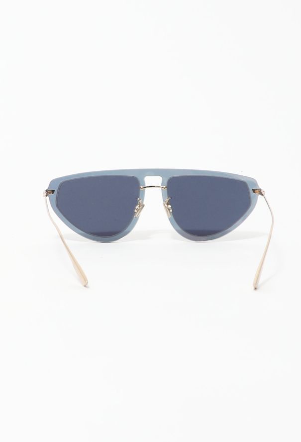 Dior Contrast Metallic Rim Sunglasses - 7