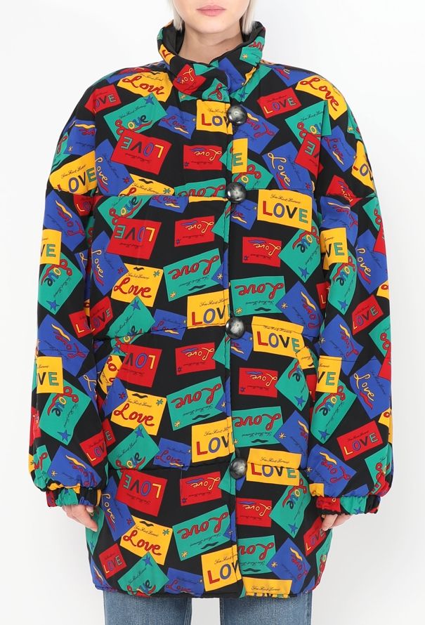Saint Laurent Vintage Reversible Love Puffer Coat - 1