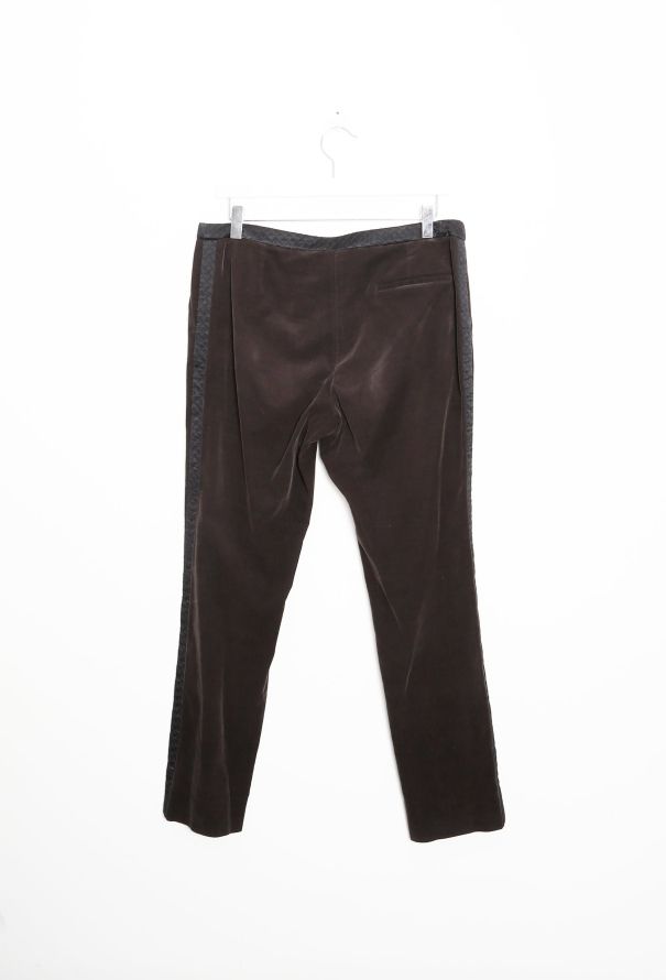 Chanel Quilted 'CC' Trim Corduroy Trousers - 7