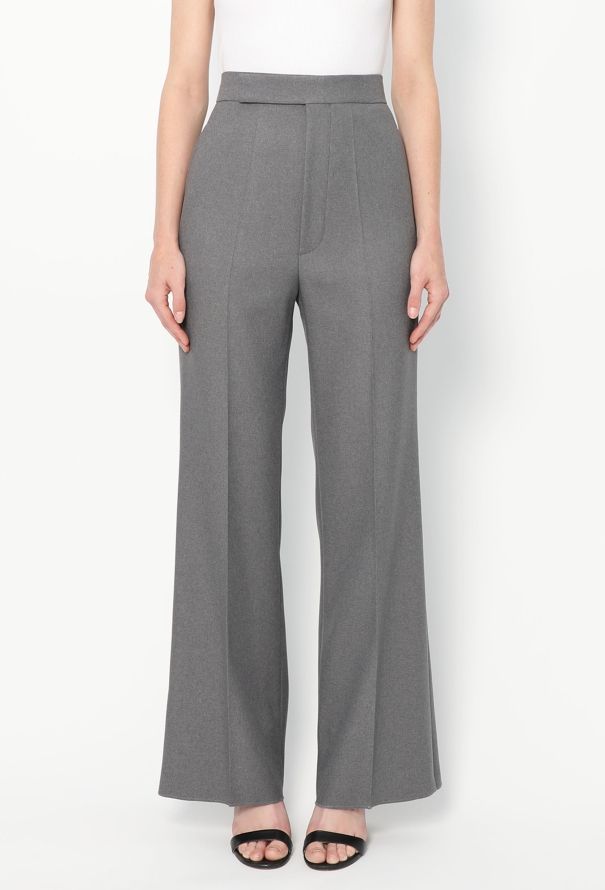 Céline Classic Flared Crêpe Trousers - 2