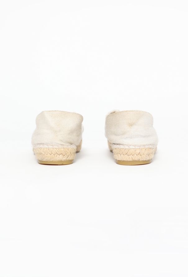 Chanel Bicolor Linen 'CC' Espadrilles - 5