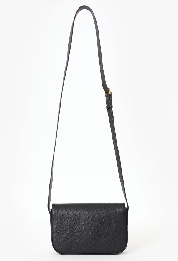 Saint Laurent 2017 Black Ostrich Eddie Shoulder bag - 6