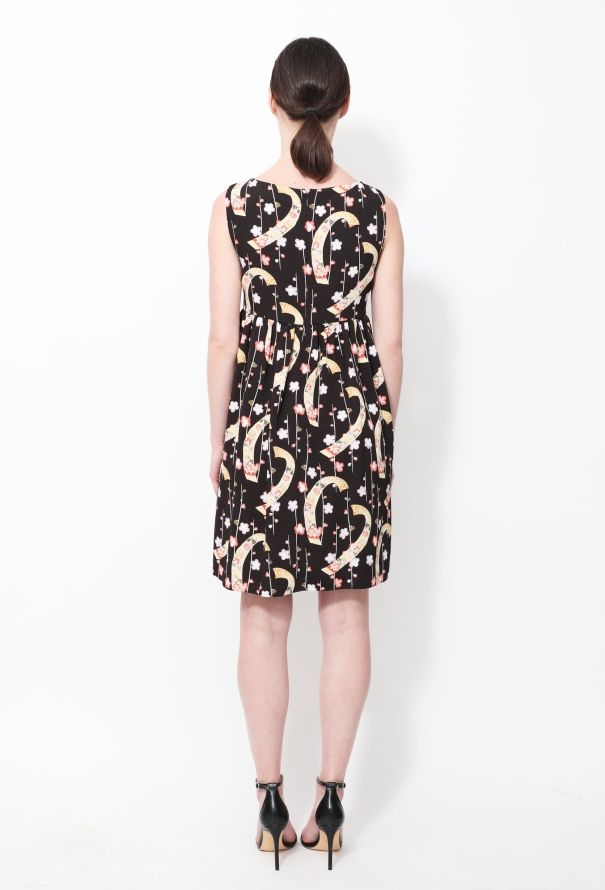 Saint Laurent 2015 Floral Print Crêpe Dress - 3