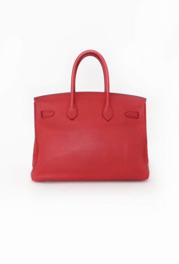 Hermès Red Swift Birkin 35 - 6