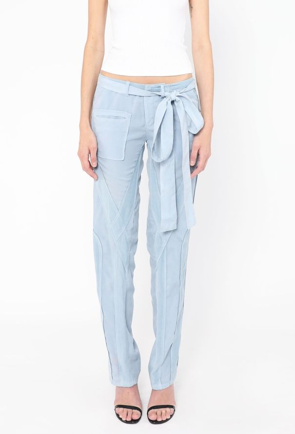 Balenciaga ICONIC S/S 2002 Belted Cargo Pants - 3