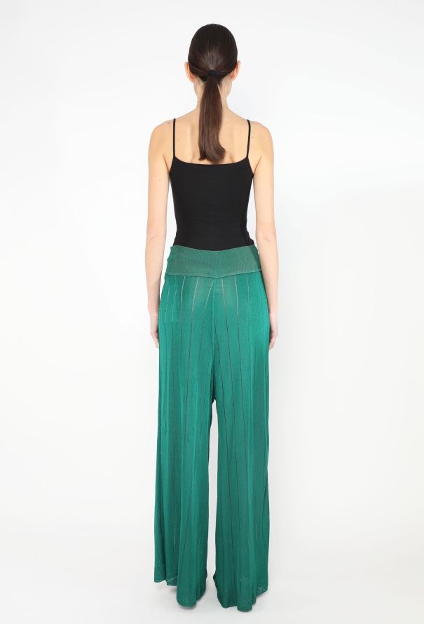 Alaïa S/S 1990 Ribbed Palazzo Pants - 6