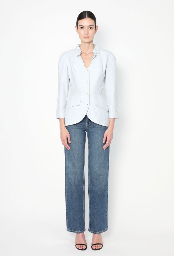 Thierry Mugler Vintage Cinched Skirt Ensemble - 6