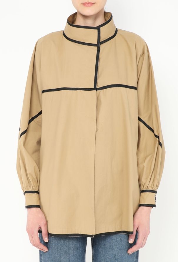 Fendi '70s Grosgrain Trim Overshirt - 3