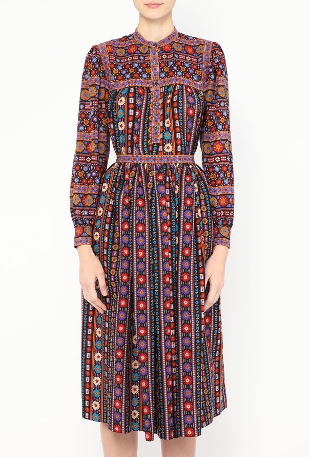 Saint Laurent Late '70s Floral Russian Ensemble - 4