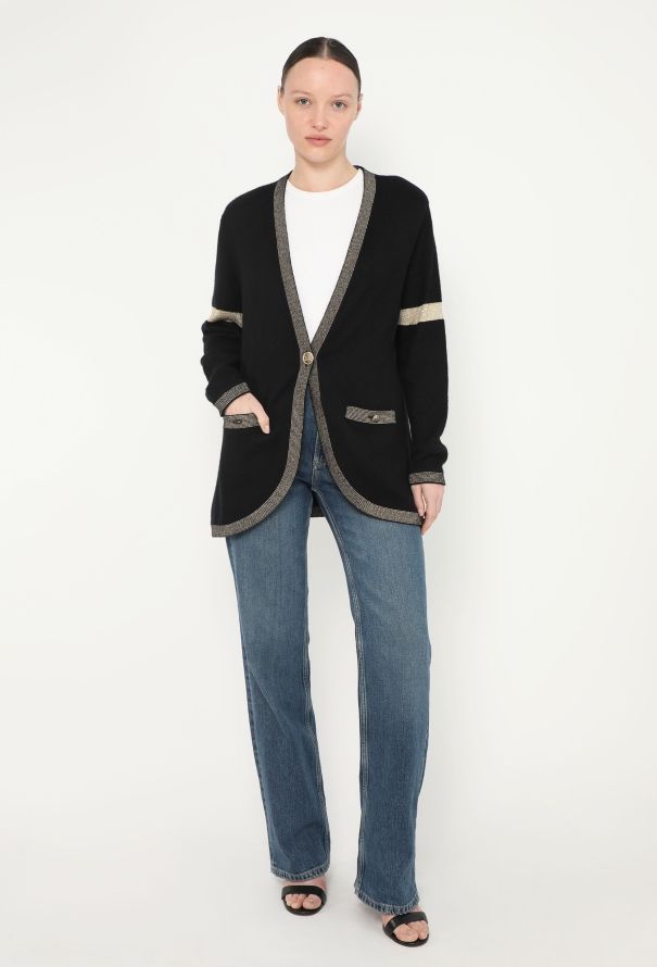 Chanel 2019 Paris-New York Cashmere Cardigan - 4