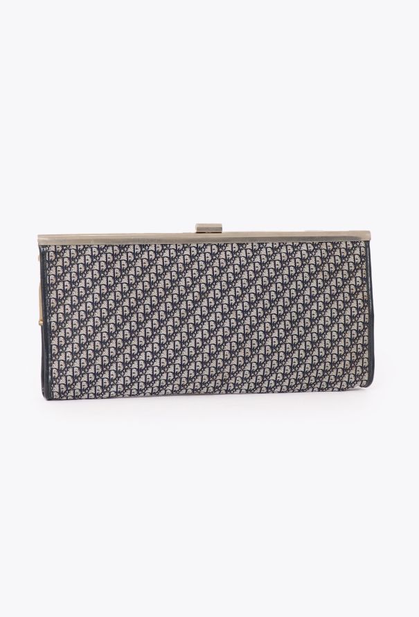 Dior Vintage Monogram Clasp Clutch - 2