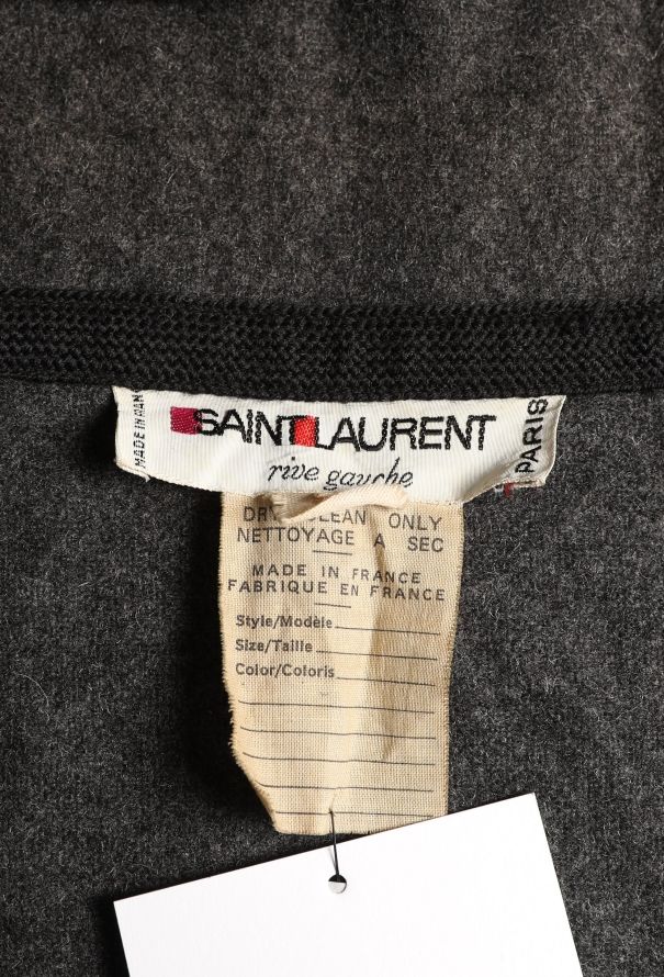 Saint Laurent COLLECTOR F/W 1976 Russian Tassel Cape - 9
