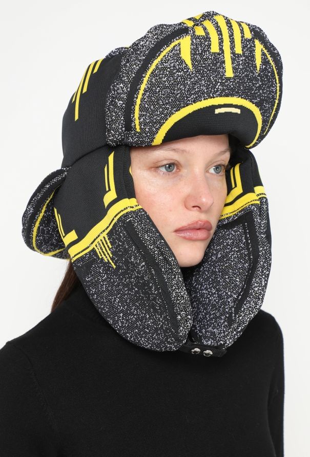 Prada S/S 2019 Abstract Ski Hat - 1