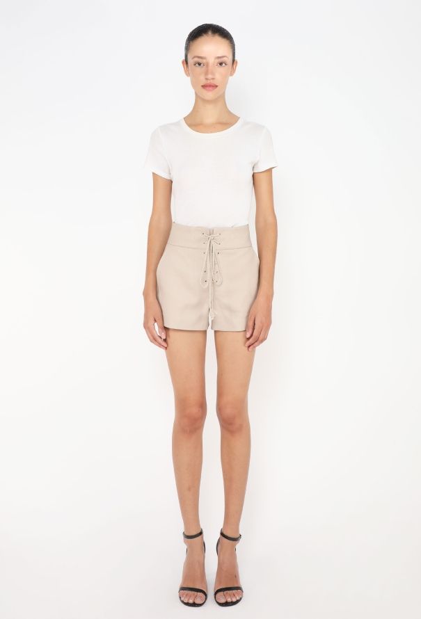 Louis Vuitton Gabardine Lace-up Shorts - 2