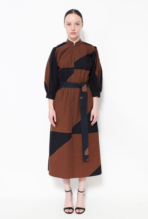 Vuokko '70s Belted Cotton Dress - 1