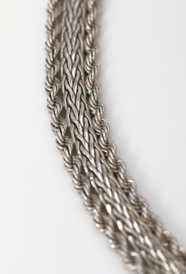 Vintage Fine Jewelry 18k White Gold Choker Necklace - 3