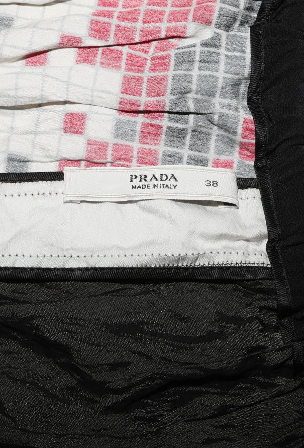 Prada S/S 2009 Crinkled Graphic Dress - 7