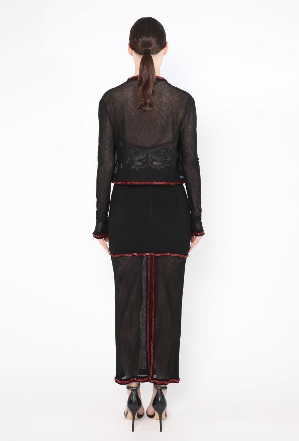RARE Karl Lagerfeld F/W 1992 Embroidered Ensemble - 7